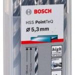 Broca helicoidal HSS PointTeQ 5,3 mm refª 2608577221 BOSCH Broca helicoidal HSS PointTeQ 5,3 mm refª 2608577221 BOSCH
