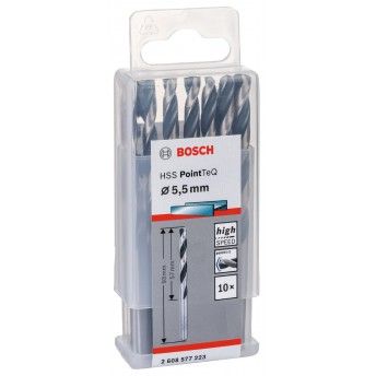 Broca helicoidal HSS PointTeQ 5,5 mm ref� 2608577223 BOSCH