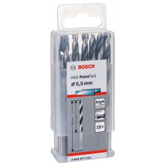 Broca helicoidal HSS PointTeQ 5,5 mm ref� 2608577223 BOSCH