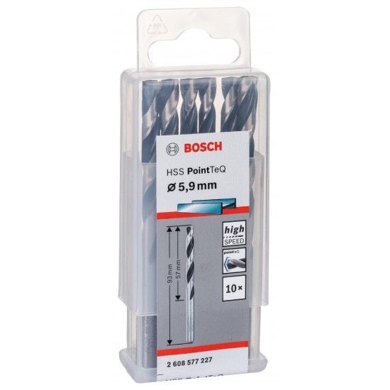 Broca helicoidal HSS PointTeQ 5,9 mm ref� 2608577227 BOSCH