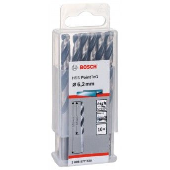 Broca helicoidal HSS PointTeQ 6,2 mm ref� 2608577230 BOSCH