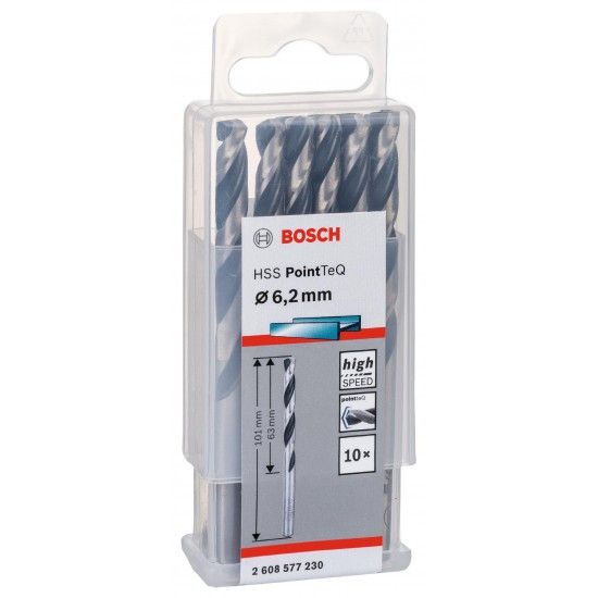 Broca helicoidal HSS PointTeQ 6,2 mm ref� 2608577230 BOSCH