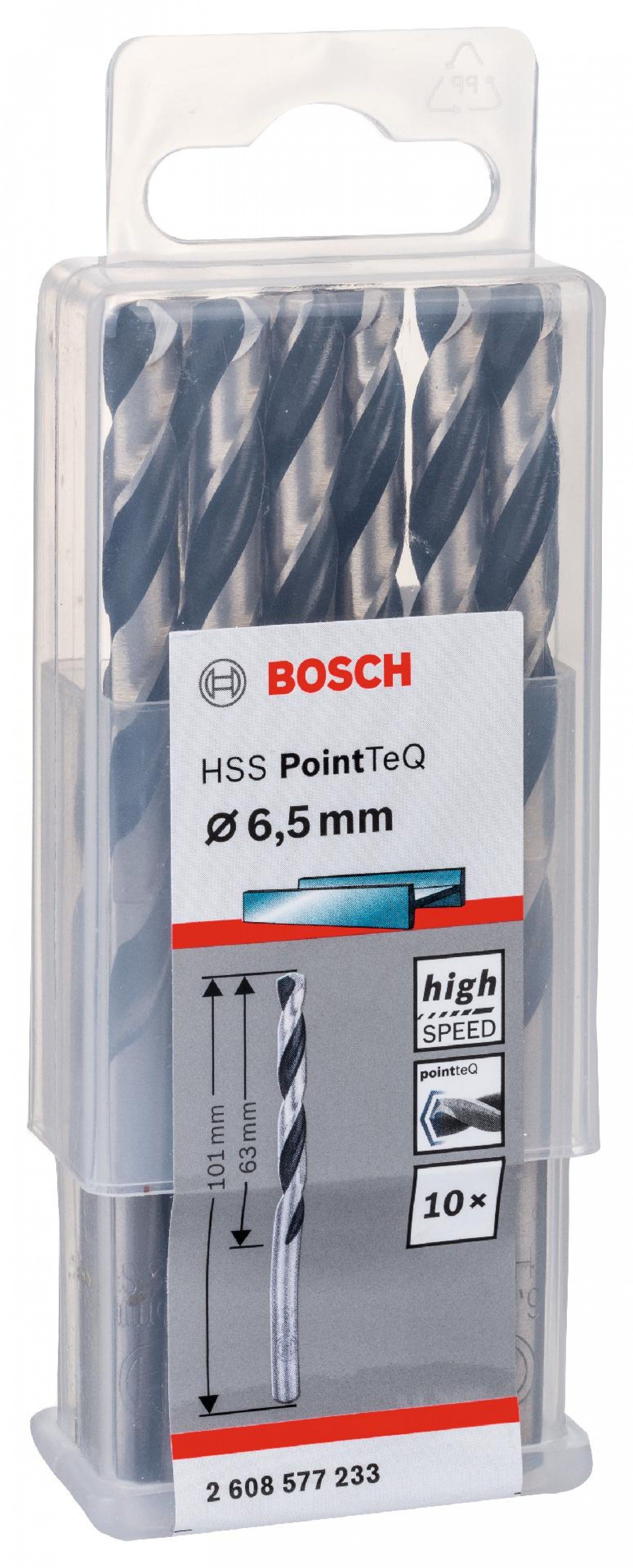 Broca helicoidal HSS PointTeQ 6,5 mm refª 2608577233 BOSCH