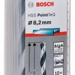 Broca helicoidal HSS PointTeQ 8,2 mm refª 2608577250 BOSCH Broca helicoidal HSS PointTeQ 8,2 mm refª 2608577250 BOSCH