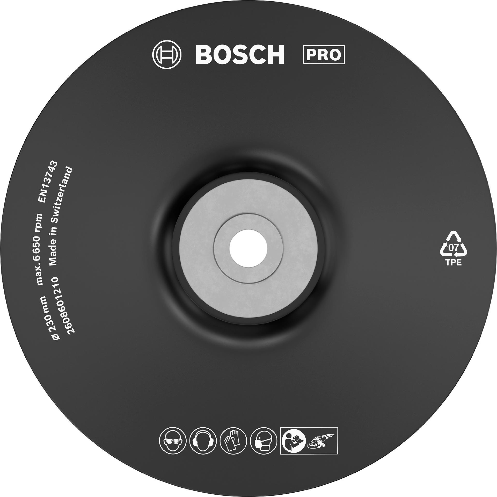 PRO Backing Pad Soft, 230 mm, M14 refª 2608601210 BOSCH