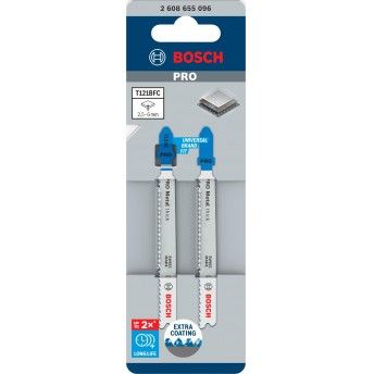 L�mina de serra vertical PRO Metal thick T121BFC 92 mm, 2 unid. ref� 2608655096 BOSCH