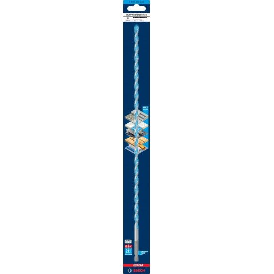 Broca EXPERT HEX-9 Multi Construction, 8x350x400 refª 2608902362 BOSCH Broca EXPERT HEX-9 Multi Construction, 8x350x400 refª 2608902362 BOSCH