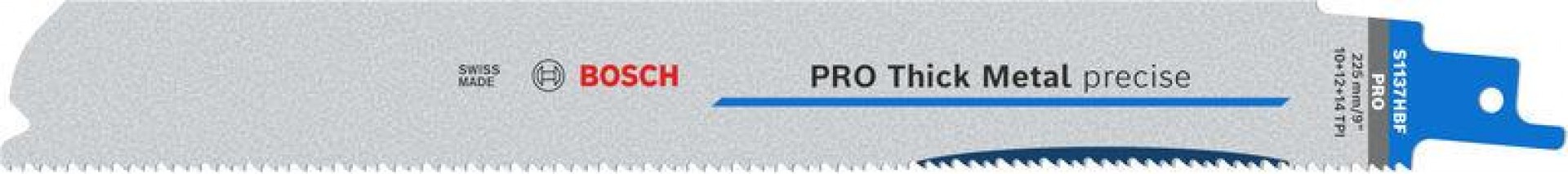Lâminas de serrote elétrico, metal PRO Thick Metal precise S1137HBF Blade, 1.1 x 25 x 225 mm, 25 pcs