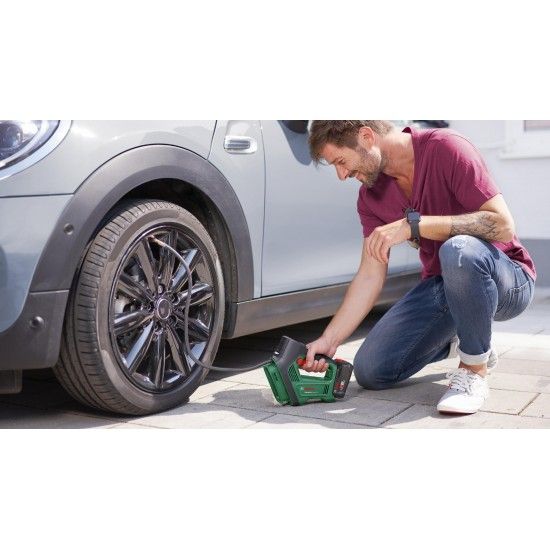 Bomba de ar comprimido sem fio UniversalPump 18V refª 0603947100 BOSCH Bomba de ar comprimido sem fio UniversalPump 18V refª 0603947100 BOSCH