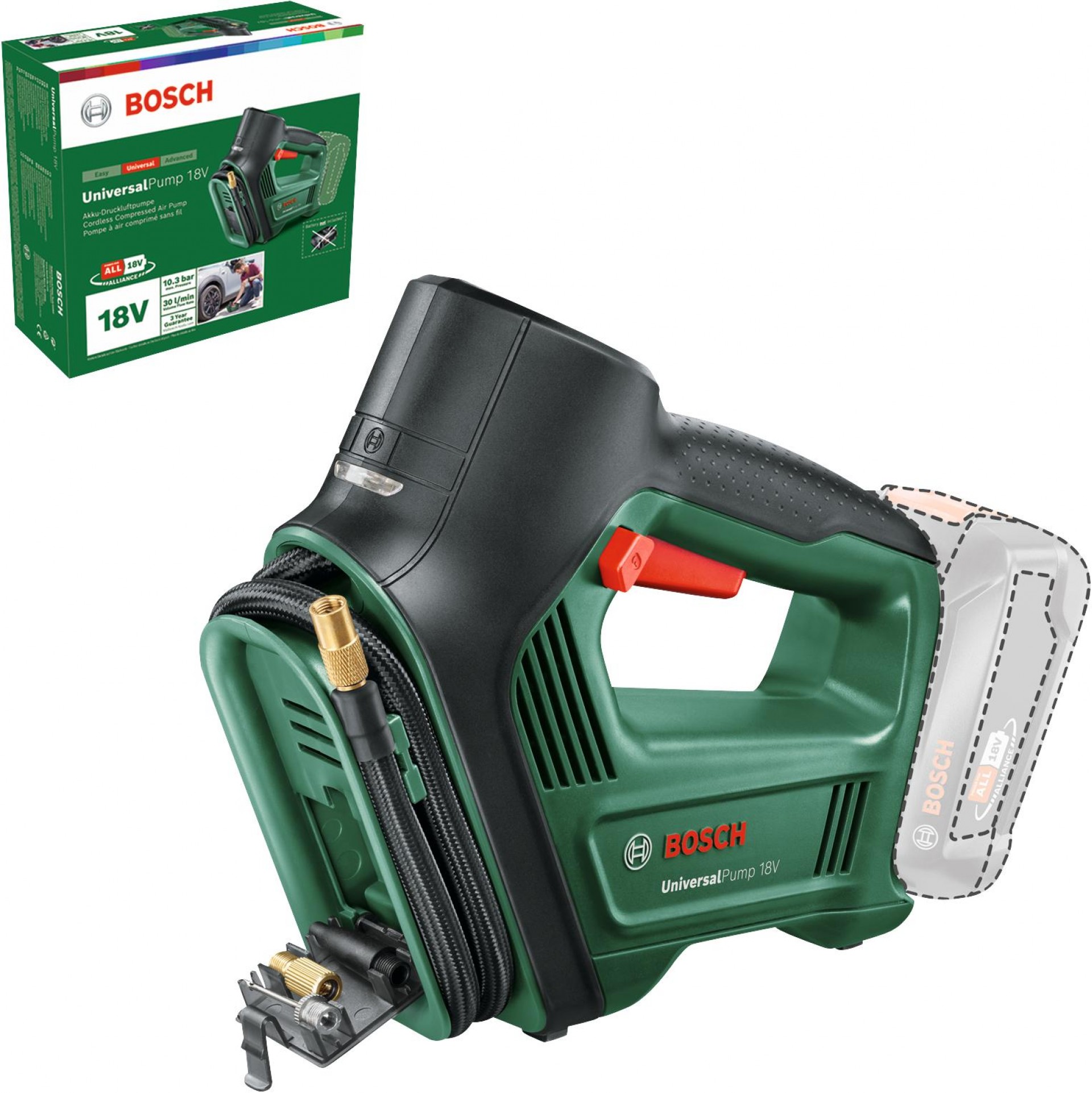 Bomba de ar comprimido sem fio UniversalPump 18V refª 0603947100 BOSCH