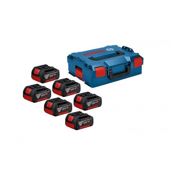 Pack de acumuladores 6 x GBA 18V 4.0Ah Professional refª 1600A02A2S BOSCH Pack de acumuladores 6 x GBA 18V 4.0Ah Professional refª 1600A02A2S BOSCH