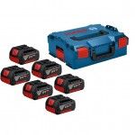 Pack de acumuladores 6 x GBA 18V 4.0Ah Professional refª 1600A02A2S BOSCH Pack de acumuladores 6 x GBA 18V 4.0Ah Professional refª 1600A02A2S BOSCH