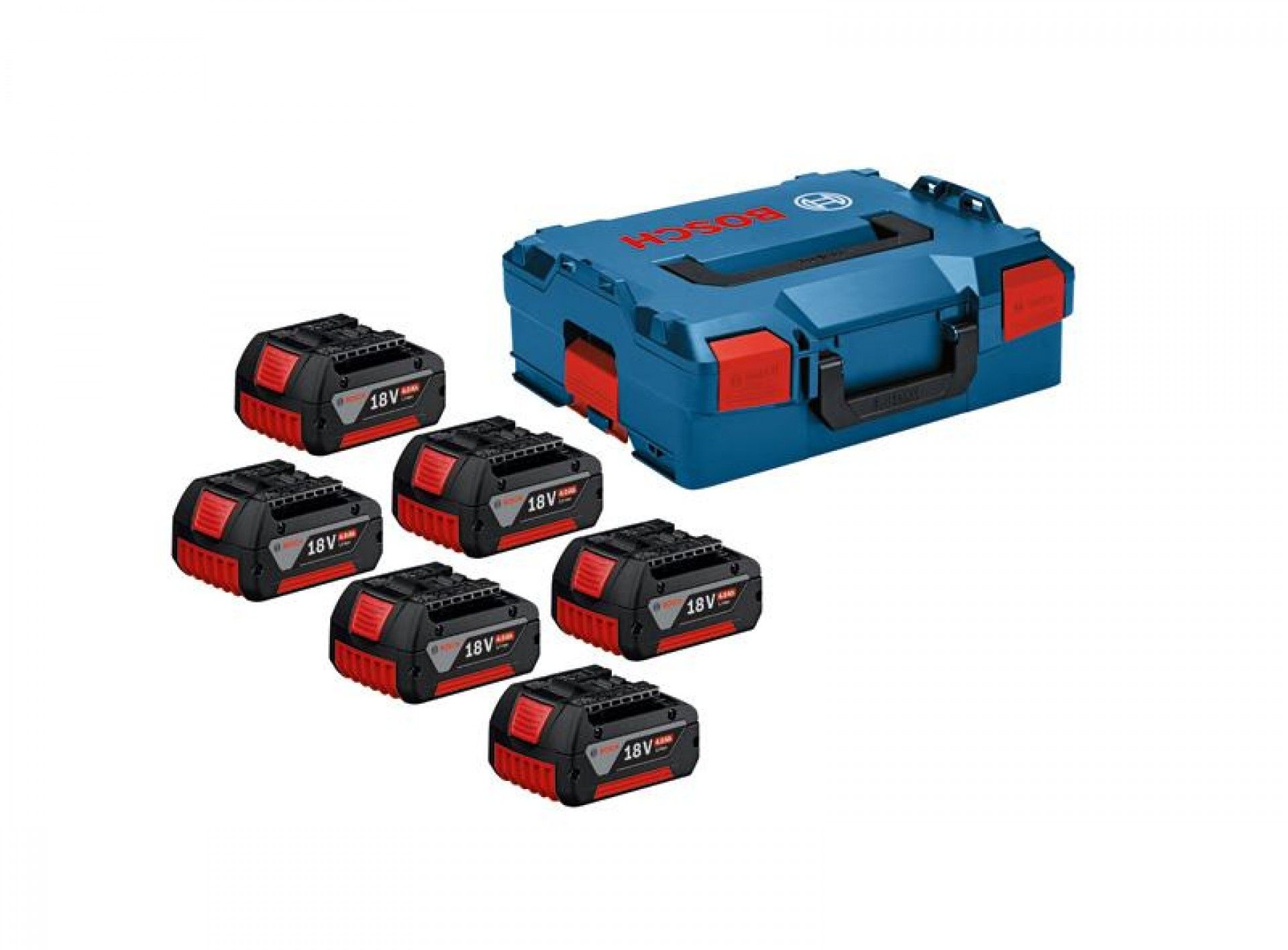 Pack de acumuladores 6 x GBA 18V 4.0Ah Professional refª 1600A02A2S BOSCH