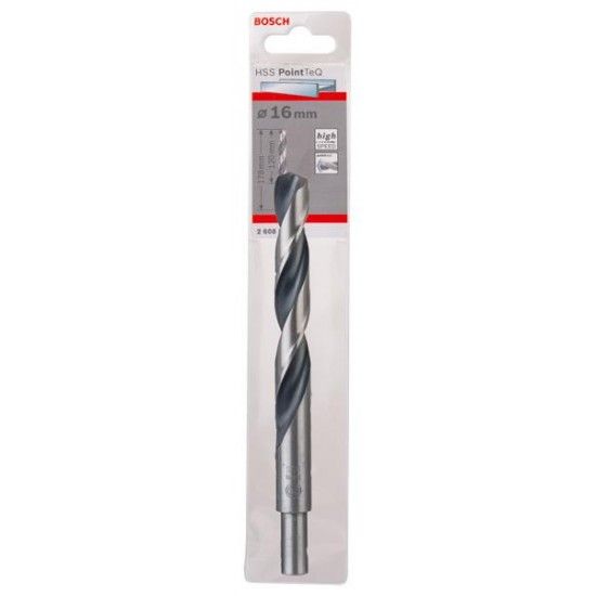 Broca helicoidal HSS PointTeQ 16,0 mm (encabadouro reduzido) refª 2608577310 BOSCH Broca helicoidal HSS PointTeQ 16,0 mm (encabadouro reduzido) refª 2608577310 BOSCH