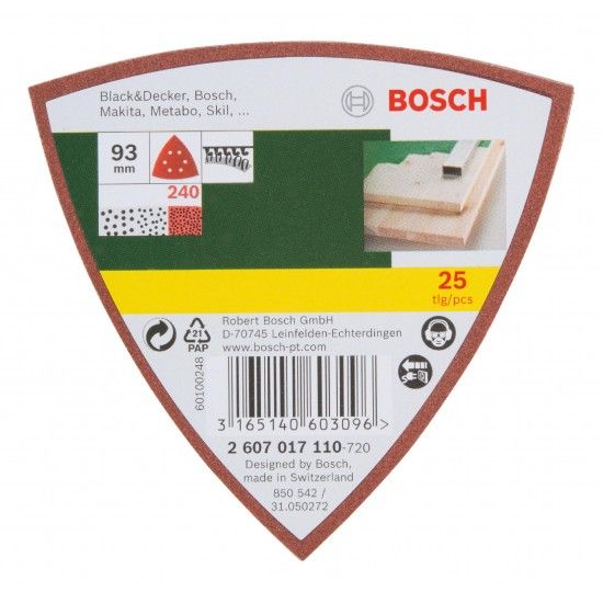 Lixas Delta G240 25p� ref� 2607017110 BOSCH
