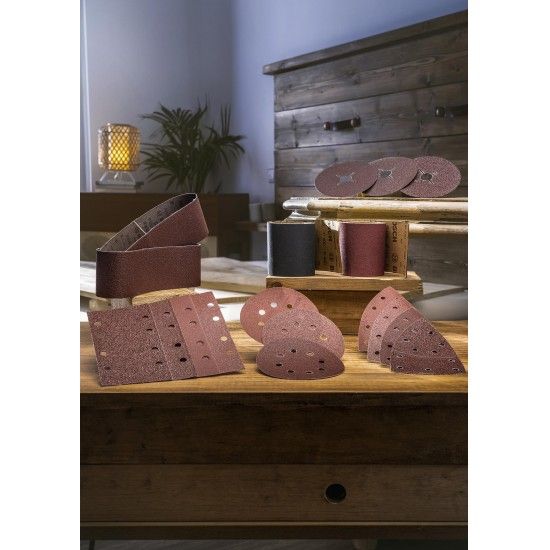 Lixas Delta G40/80/120/180 25pç refª 2607017112 BOSCH Lixas Delta G40/80/120/180 25pç refª 2607017112 BOSCH