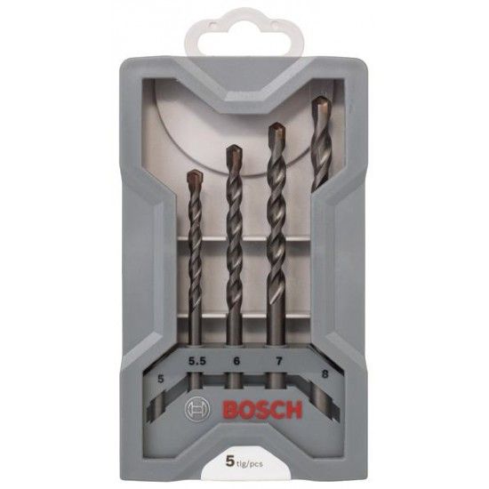 Kit Brocas para bet�o, 5 unidades, CYL-3, 5 - 8 mm ref� 2607017081 BOSCH