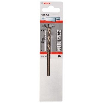 Broca em HSS-Co, DIN 338 ref� 2608585852 BOSCH