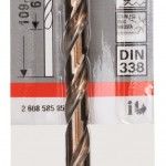 Broca em HSS-Co, DIN 338 ref� 2608585857 BOSCH