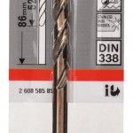 Broca em HSS-Co, DIN 338 ref� 2608585853 BOSCH