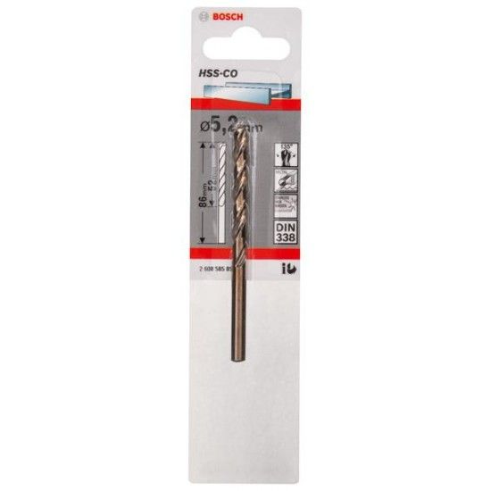 Broca em HSS-Co, DIN 338 ref� 2608585853 BOSCH