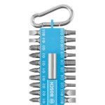 Conjunto de pontas de aparafusar com mosquet�o (azul claro), 21 pe�as ref� 2607002822 BOSCH