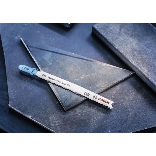 L�mina de serra vertical PRO Metal thick and thin T123XF, 100 mm, 25 unid. ref� 2608638474 BOSCH