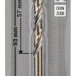 Broca em HSS-Co, DIN 338 ref� 2608585855 BOSCH