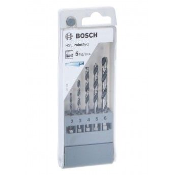 Kit Brocas hex. em HSS PointTeQ, 5 unidades, 2 - 6 mm refª 2607002824 BOSCH Kit Brocas hex. em HSS PointTeQ, 5 unidades, 2 - 6 mm refª 2607002824 BOSCH