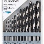 Kit Brocas para metal HSS PointTeQ, 13 unidades, 1,5 - 6,5 mm refª 2608577349 BOSCH Kit Brocas para metal HSS PointTeQ, 13 unidades, 1,5 - 6,5 mm refª 2608577349 BOSCH