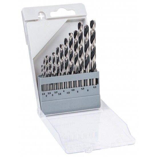Kit Brocas para metal HSS PointTeQ, 13 unidades, 1,5 - 6,5 mm refª 2608577349 BOSCH Kit Brocas para metal HSS PointTeQ, 13 unidades, 1,5 - 6,5 mm refª 2608577349 BOSCH