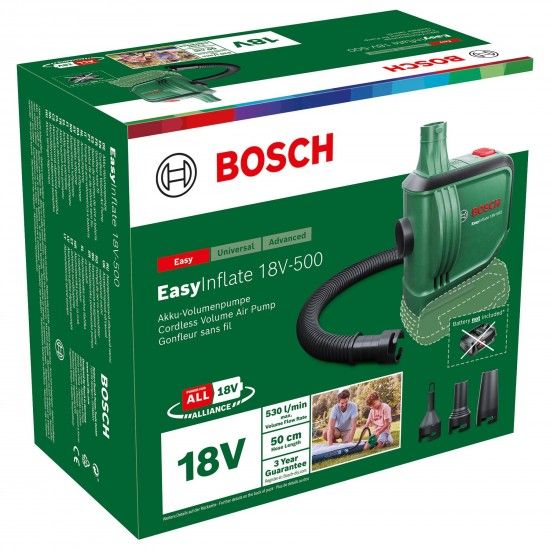 Bomba de ar de volume sem fio EasyInflate 18V-500 ref� 0603947200 BOSCH