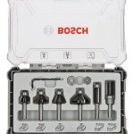 Fresa  Bit Trim and Edging Set, Shank 8 mm, 6 pcs ref� 2607017469 BOSCH