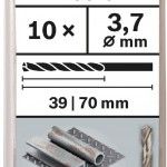 Broca PRO Metal HSS-G, 3,7 x 39 x 70 mm, 10 unid. ref� 2608585483 BOSCH