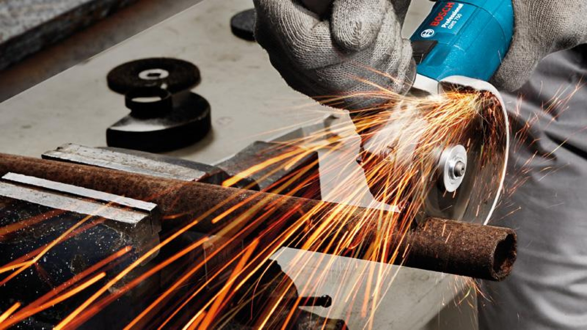 Kit combinado Kit de 3 ferramentas: GWS 22-230 J + 2 x GWS 750 Professional refª 06018C1309 BOSCH