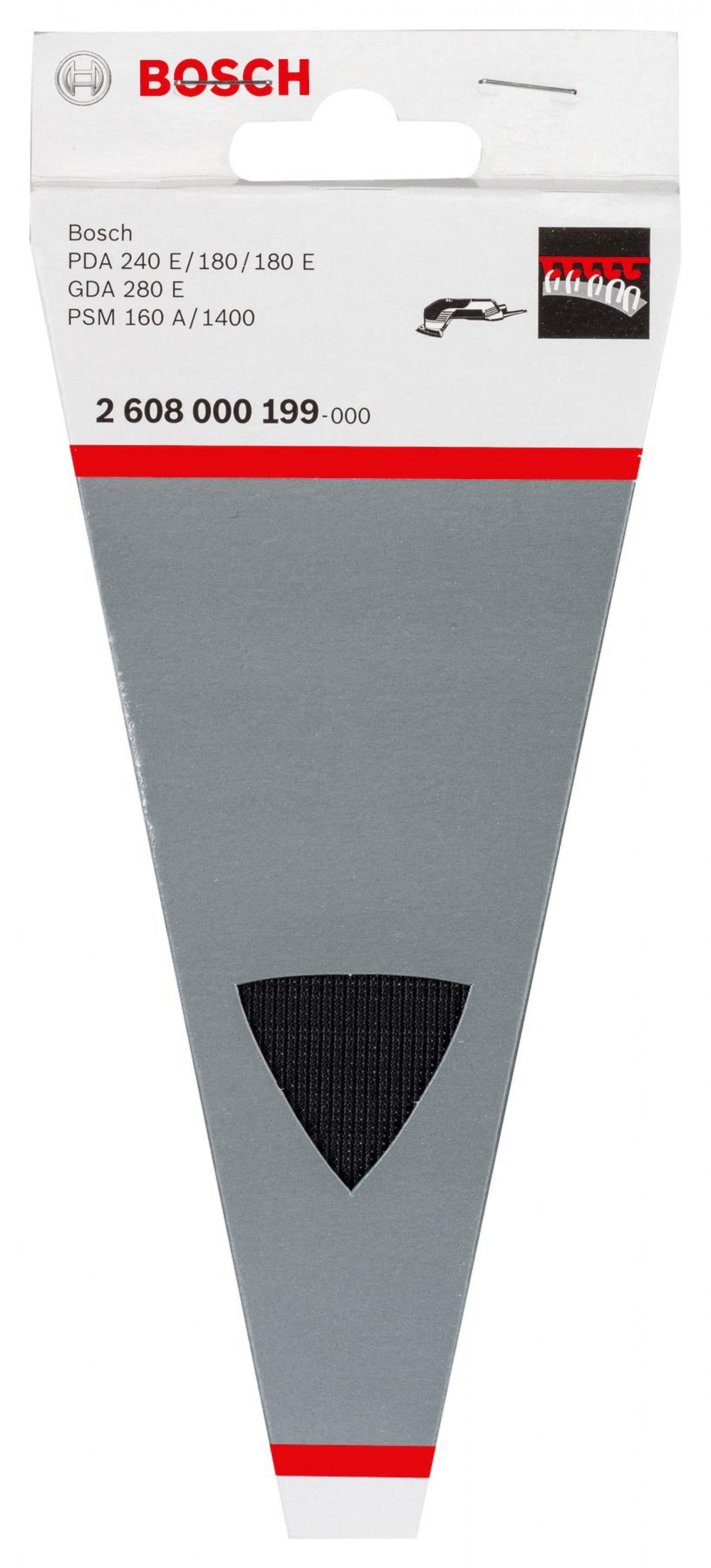 Lingueta de lixa, plana refª 2608000199 BOSCH