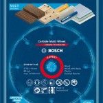 Disco abrasivo EXPERT Carbide Multi Wheel, 76 mm, 10 mm refª 2608901196 BOSCH Disco abrasivo EXPERT Carbide Multi Wheel, 76 mm, 10 mm refª 2608901196 BOSCH