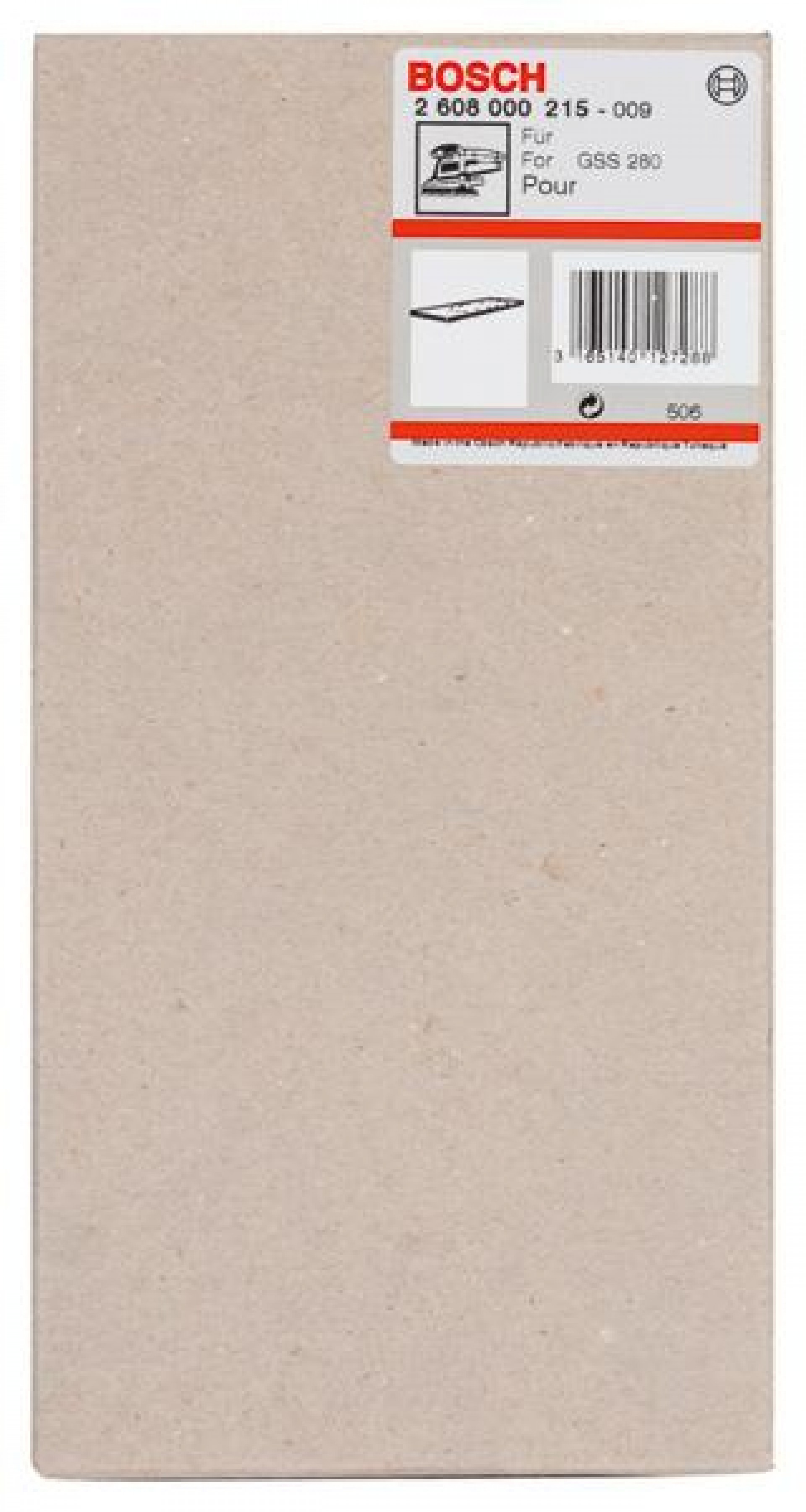 Placa de lixar refª 2608000215 BOSCH
