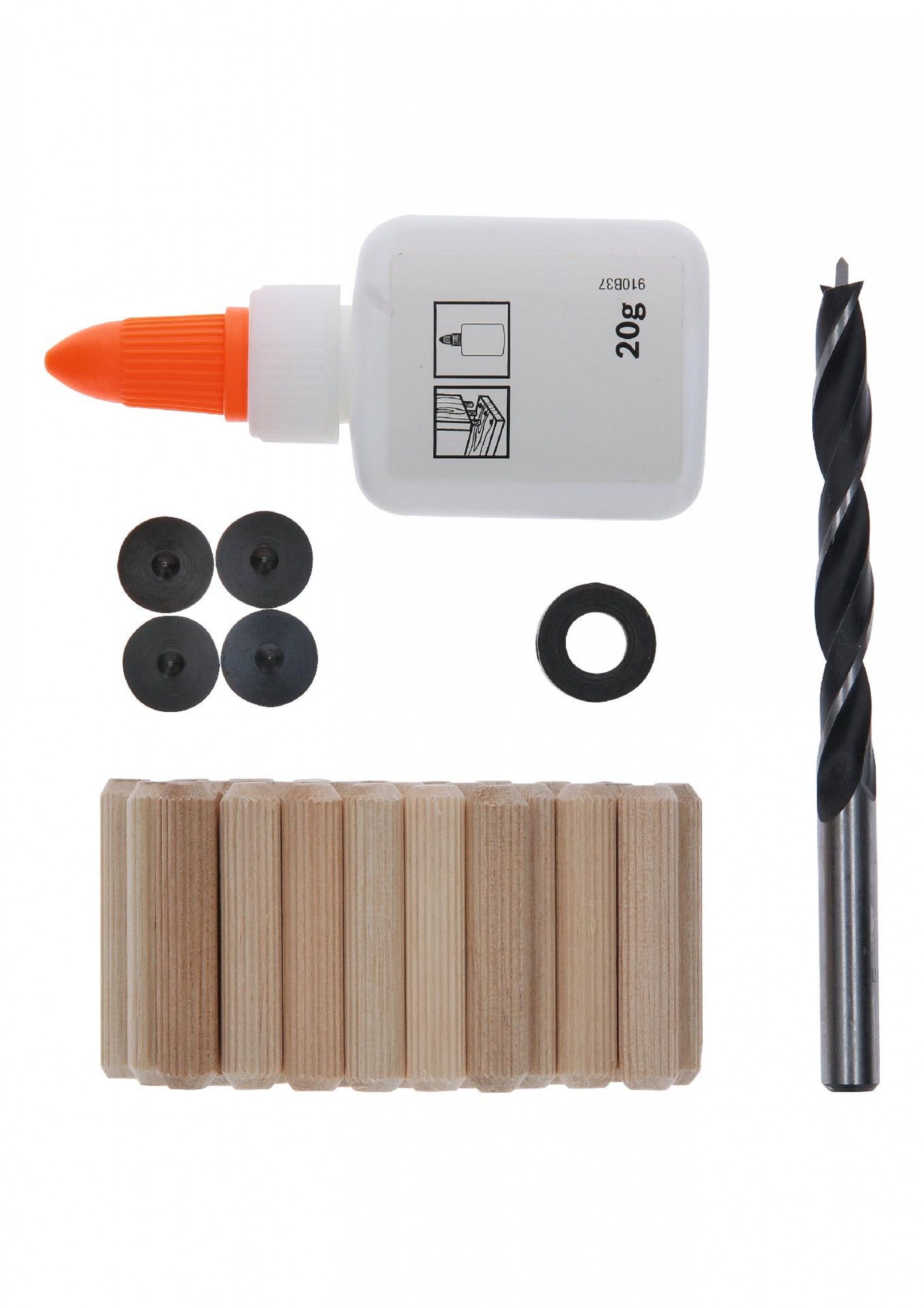 Conjunto de buchas de madeira, 32 unidades, 8 mm refª 2607000542 BOSCH