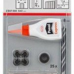 Conjunto de buchas de madeira, 32 unidades, 8 mm ref� 2607000542 BOSCH