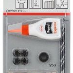 Conjunto de buchas de madeira, 32 unidades, 8 mm ref� 2607000542 BOSCH