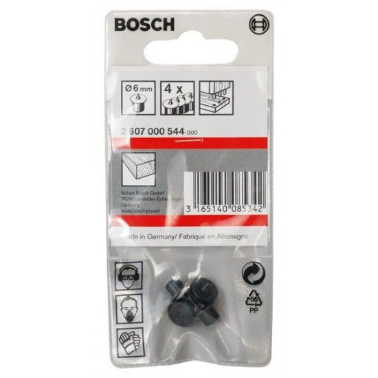 Conjunto de posicionadores de bucha, 4 unidades, 6 mm ref� 2607000544 BOSCH
