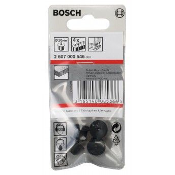 Conjunto deposicionadores de bucha, 4 unidades, 10 mm refª 2607000546 BOSCH Conjunto deposicionadores de bucha, 4 unidades, 10 mm refª 2607000546 BOSCH