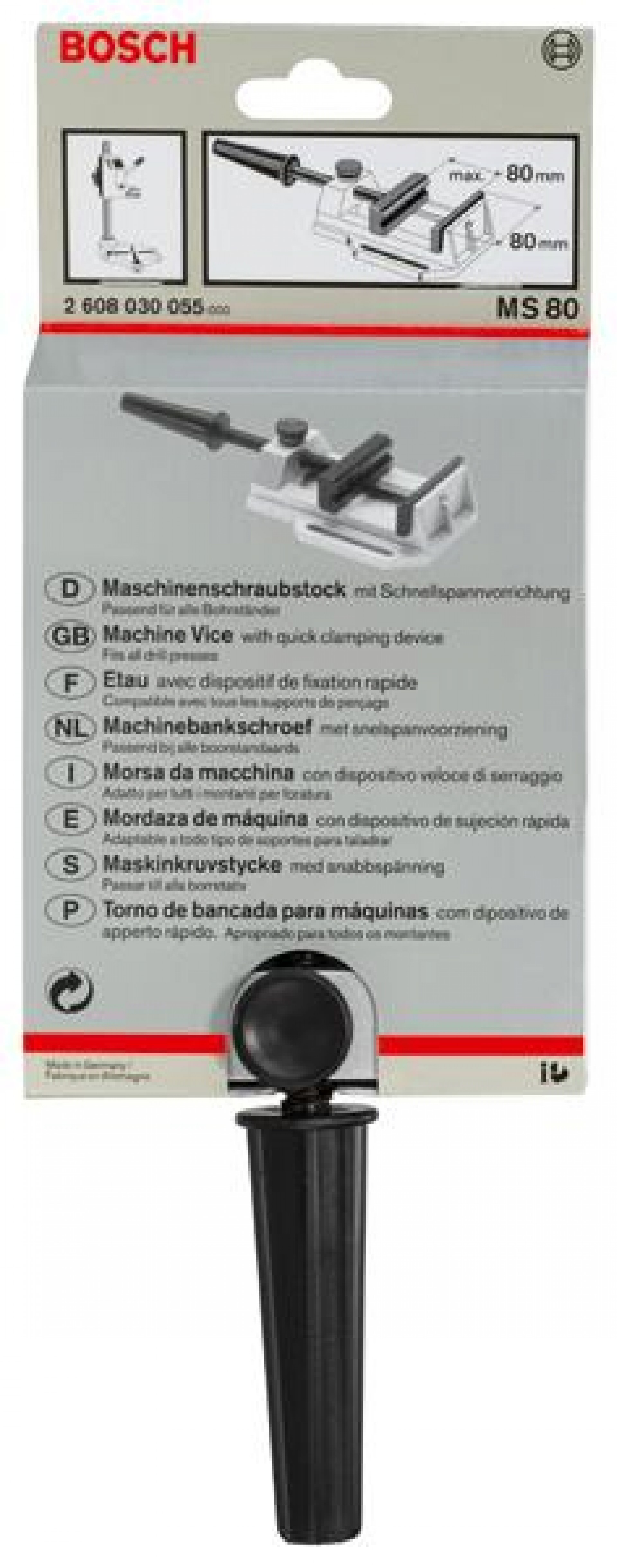 Torno de bancada MS 80 refª 2608030055 BOSCH