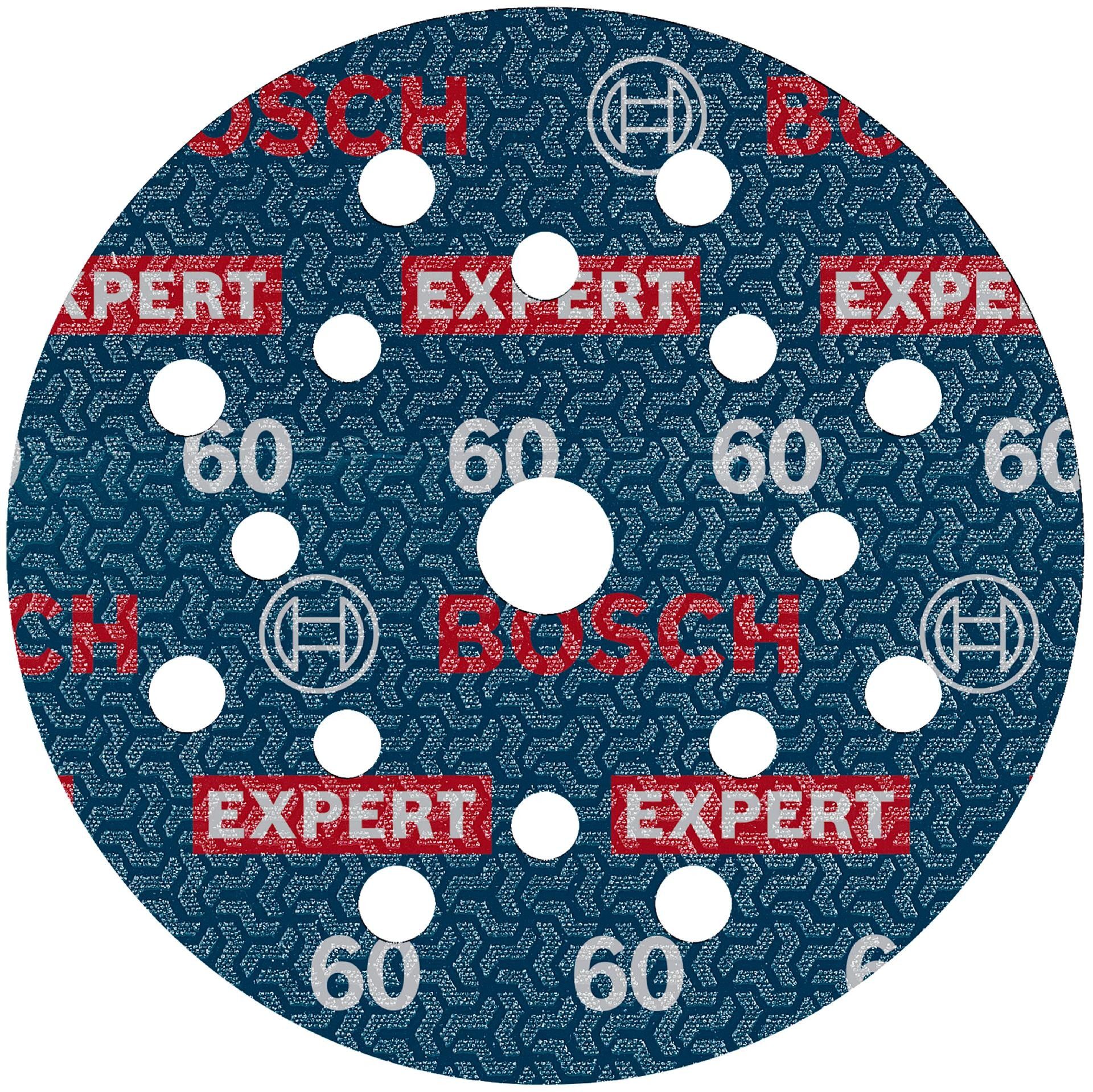 Disco de lixa em folha EXPERT O780, 125mm, G60 refª 2608902408 BOSCH