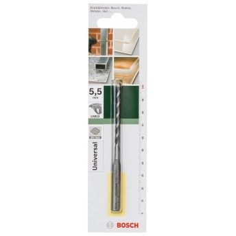 Broca multifunções SDS quickD= 5,5 mm; C= 100 mm refª 2609256912 BOSCH Broca multifunções SDS quickD= 5,5 mm; C= 100 mm refª 2609256912 BOSCH