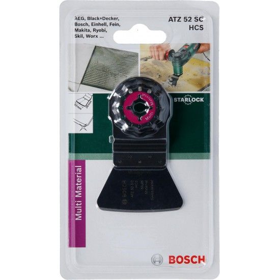 Espátula p/multifunções HCS Starlock ATZ 52 SC, rígida26 x 52 mm refª 2609256954 BOSCH Espátula p/multifunções HCS Starlock ATZ 52 SC, rígida26 x 52 mm refª 2609256954 BOSCH