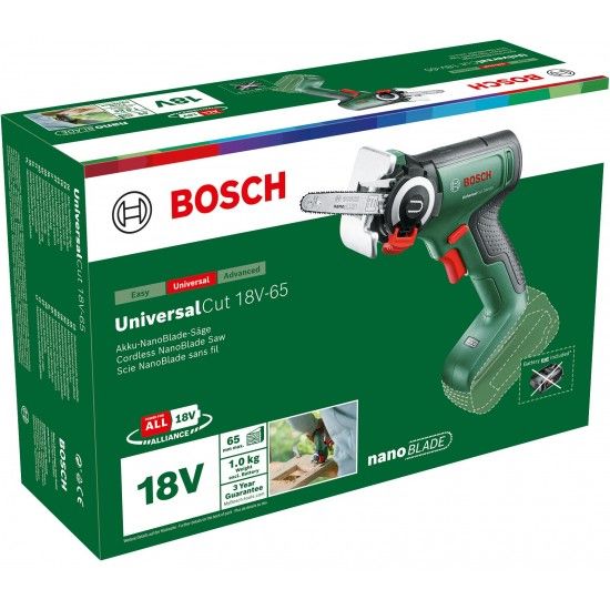 Serra NanoBlade sem fio UniversalCut 18V-65 refª 06033D5200 BOSCH Serra NanoBlade sem fio UniversalCut 18V-65 refª 06033D5200 BOSCH