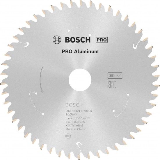 Disco sem fios PRO Aluminium cordless, 140 x 1,6 x 20 mm refª 2608837755 BOSCH Disco sem fios PRO Aluminium cordless, 140 x 1,6 x 20 mm refª 2608837755 BOSCH
