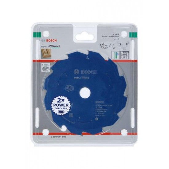 Disco Expert for Wood 165x1,5/1x20 T12 refª 2608644506 BOSCH Disco Expert for Wood 165x1,5/1x20 T12 refª 2608644506 BOSCH